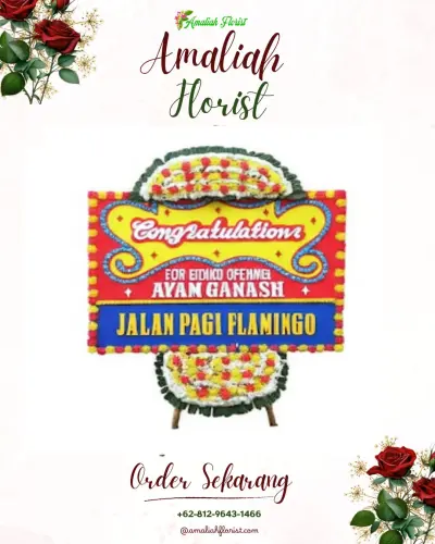 Bunga Papan Congratulation di Cipanas